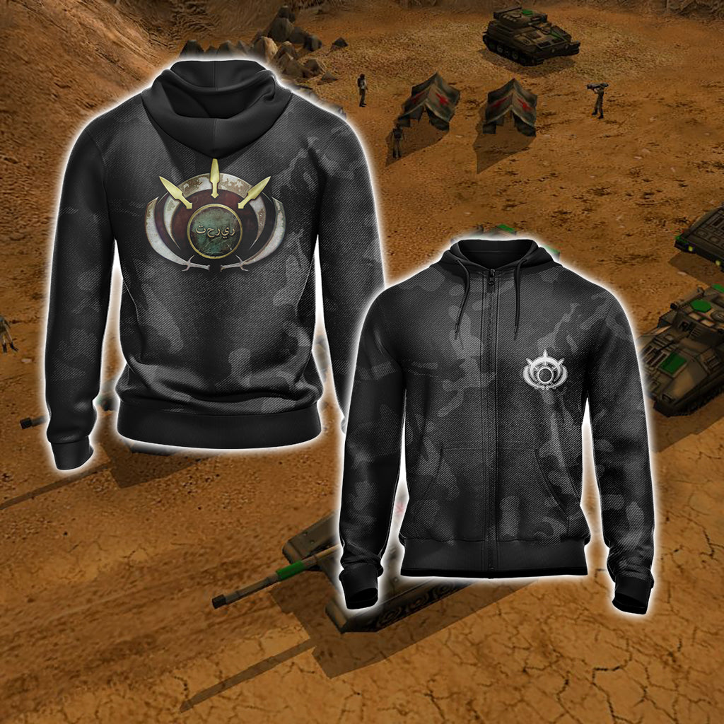 Command & Conquer - Global Liberation Army Unisex 3D T-shirt Zip Hoodie XS