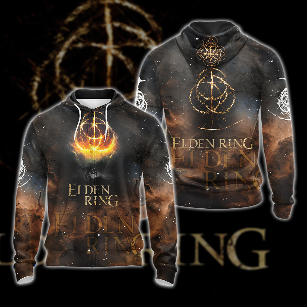 Elden Ring All Over Print T-shirt Tank Top Zip Hoodie Pullover Hoodie Hawaiian Shirt Zip Hoodie S