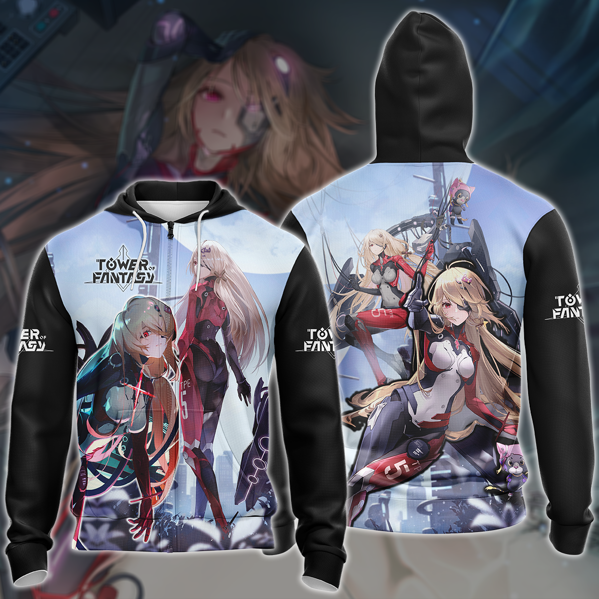 Tower Of Fantasy Video Game 3D All Over Printed T-shirt Tank Top Zip Hoodie Pullover Hoodie Hawaiian Shirt Beach Shorts Jogger Zip Hoodie S