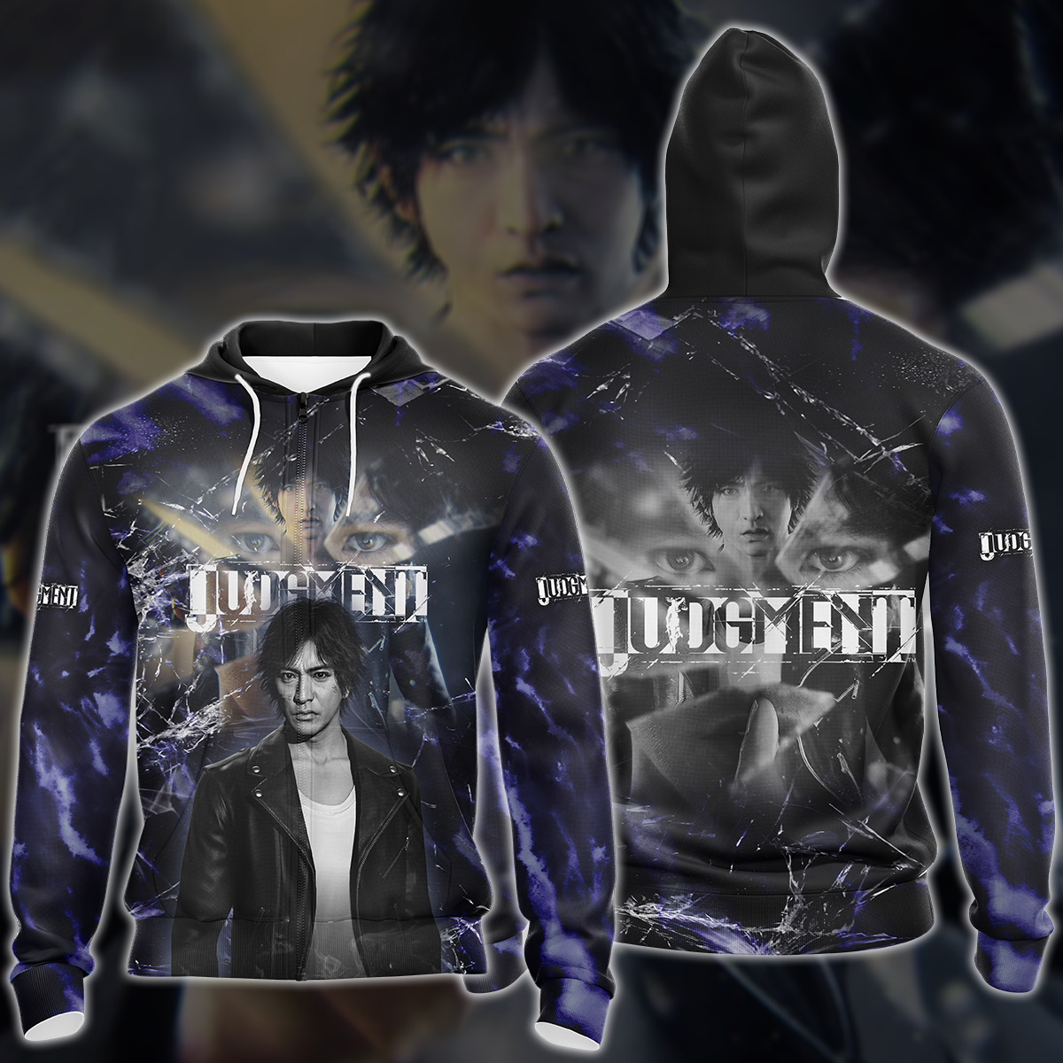 Judgment Video Game 3D All Over Printed T-shirt Tank Top Zip Hoodie Pullover Hoodie Hawaiian Shirt Beach Shorts Jogger Zip Hoodie S