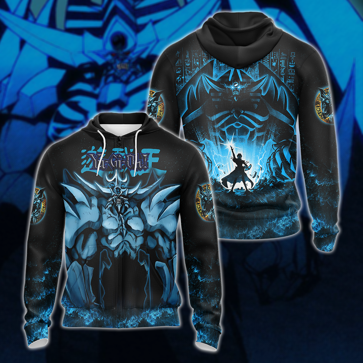 Yu-gi-oh! Obelisk The Tormentor 3D All Over Print T-shirt Tank Top Zip Hoodie Pullover Hoodie Hawaiian Shirt Beach Shorts Jogger Zip Hoodie S