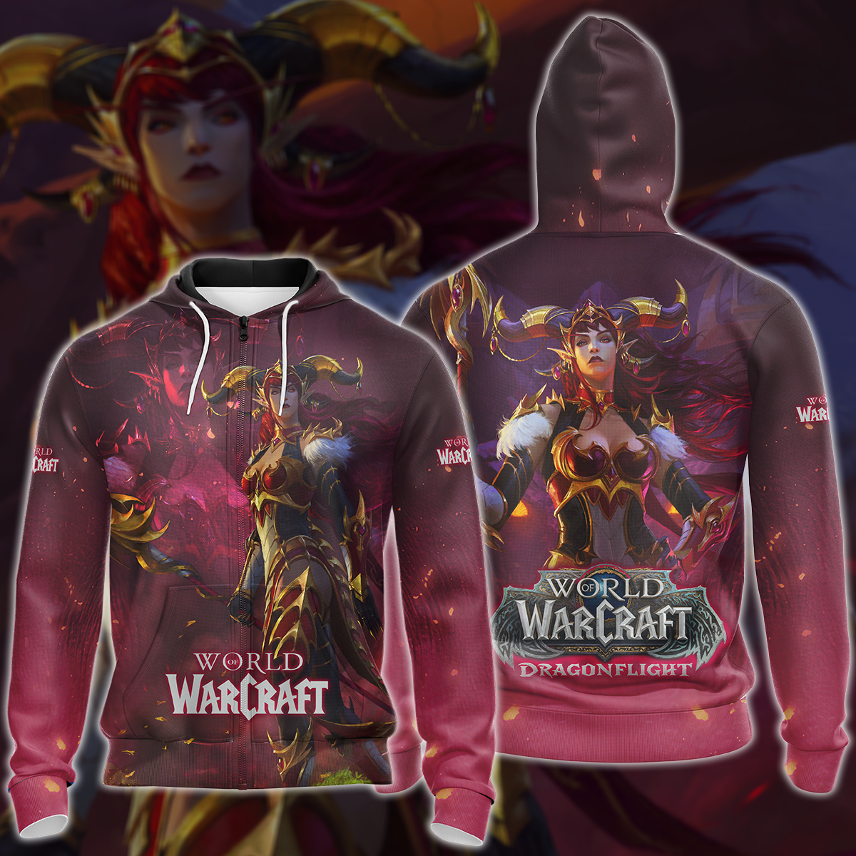 World of Warcraft: Dragonflight Video Game 3D All Over Printed T-shirt Tank Top Zip Hoodie Pullover Hoodie Hawaiian Shirt Beach Shorts Jogger Zip Hoodie S