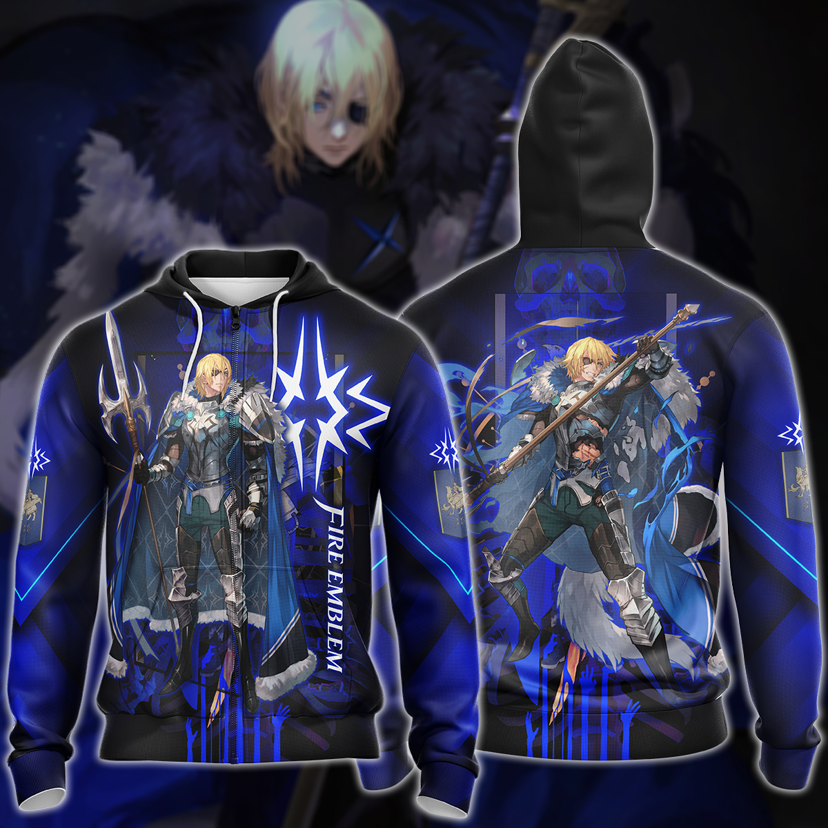Fire Emblem Dimitri Video Game 3D All Over Printed T-shirt Tank Top Zip Hoodie Pullover Hoodie Hawaiian Shirt Beach Shorts Jogger Zip Hoodie S