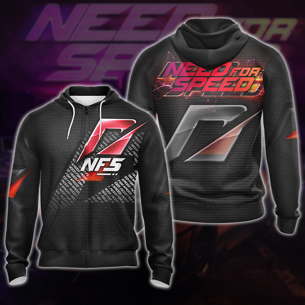 Need for Speed All Over Print T-shirt Tank Top Zip Hoodie Pullover Hoodie Hawaiian Shirt Zip Hoodie S
