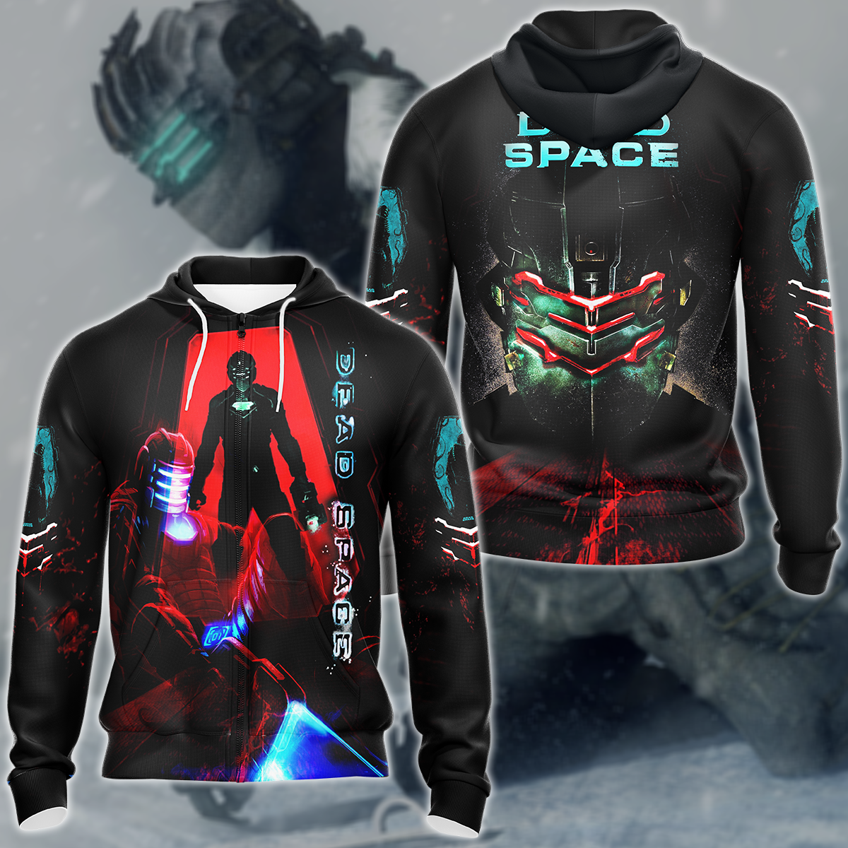 Dead Space Video Game 3D All Over Print T-shirt Tank Top Zip Hoodie Pullover Hoodie Hawaiian Shirt Beach Shorts Jogger Zip Hoodie S