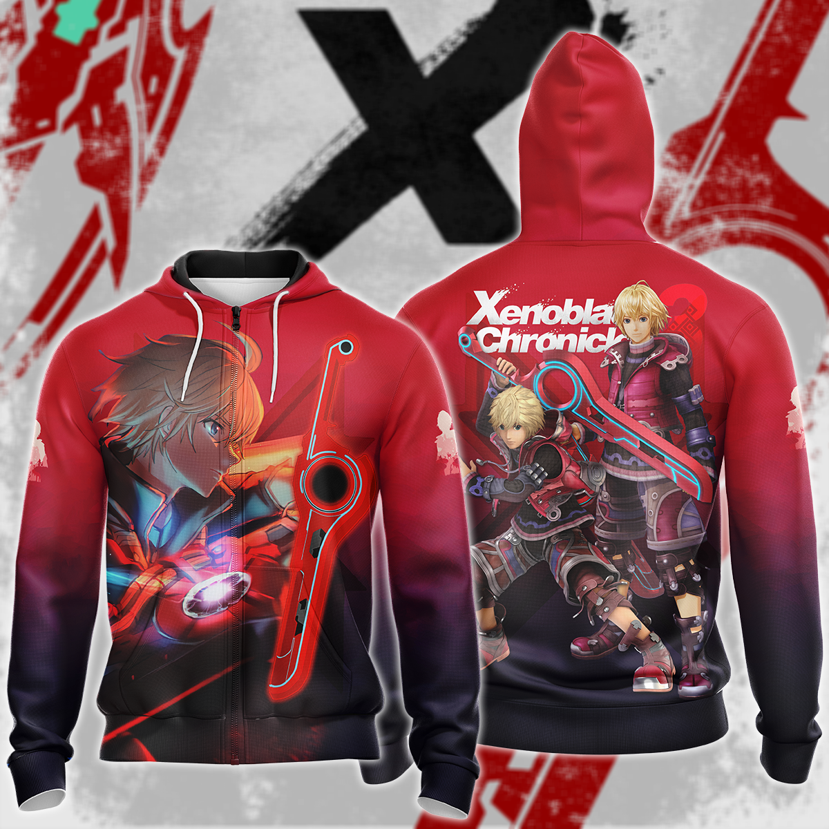 Xenoblade Chronicles 3 Video Game 3D All Over Print T-shirt Tank Top Zip Hoodie Pullover Hoodie Hawaiian Shirt Beach Shorts Jogger Zip Hoodie S