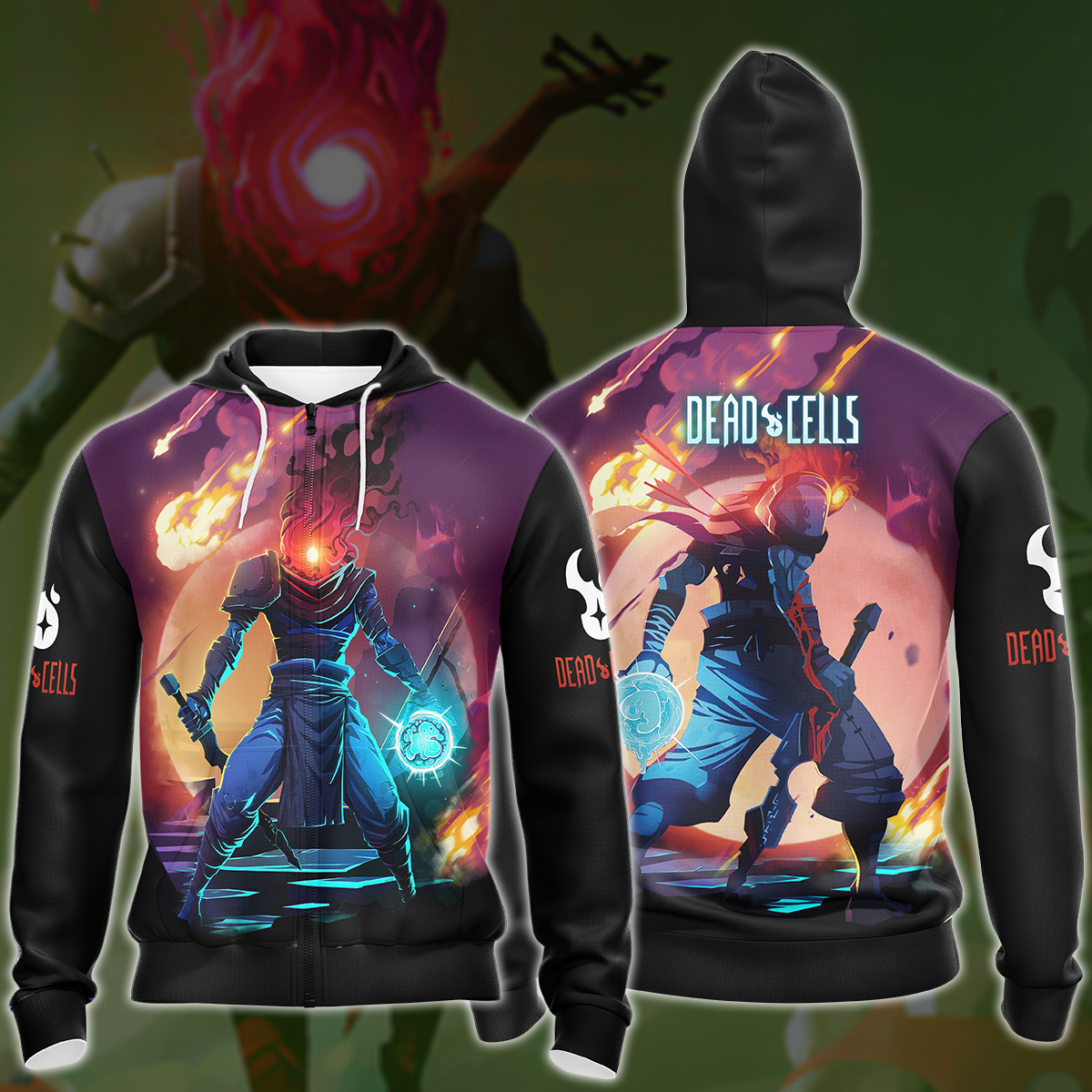Dead Cells Video Game 3D All Over Printed T-shirt Tank Top Zip Hoodie Pullover Hoodie Hawaiian Shirt Beach Shorts Jogger Zip Hoodie S