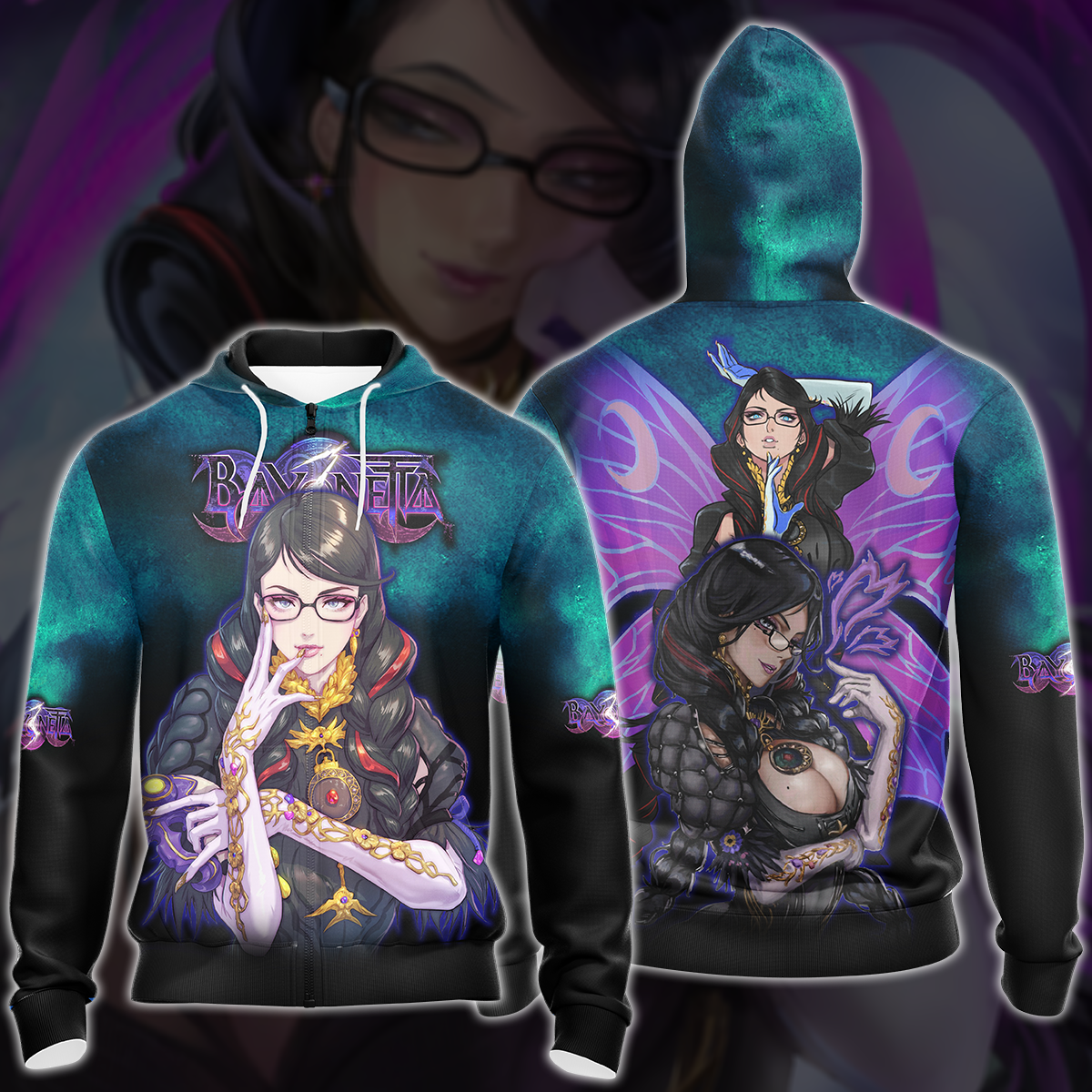Bayonetta 3 Video Game 3D All Over Print T-shirt Tank Top Zip Hoodie Pullover Hoodie Hawaiian Shirt Beach Shorts Jogger Zip Hoodie S