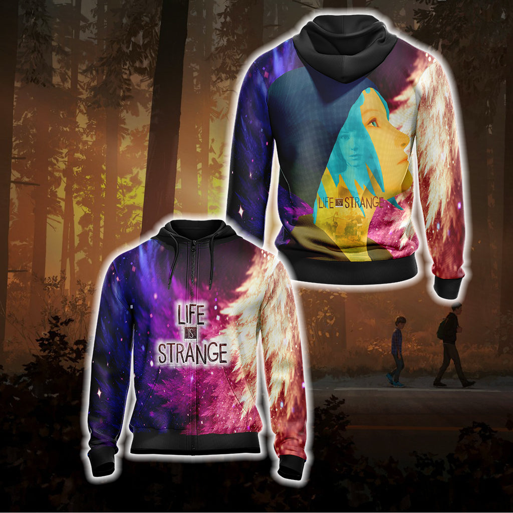 Life Is Change Unisex 3D T-shirt Zip Hoodie XS
