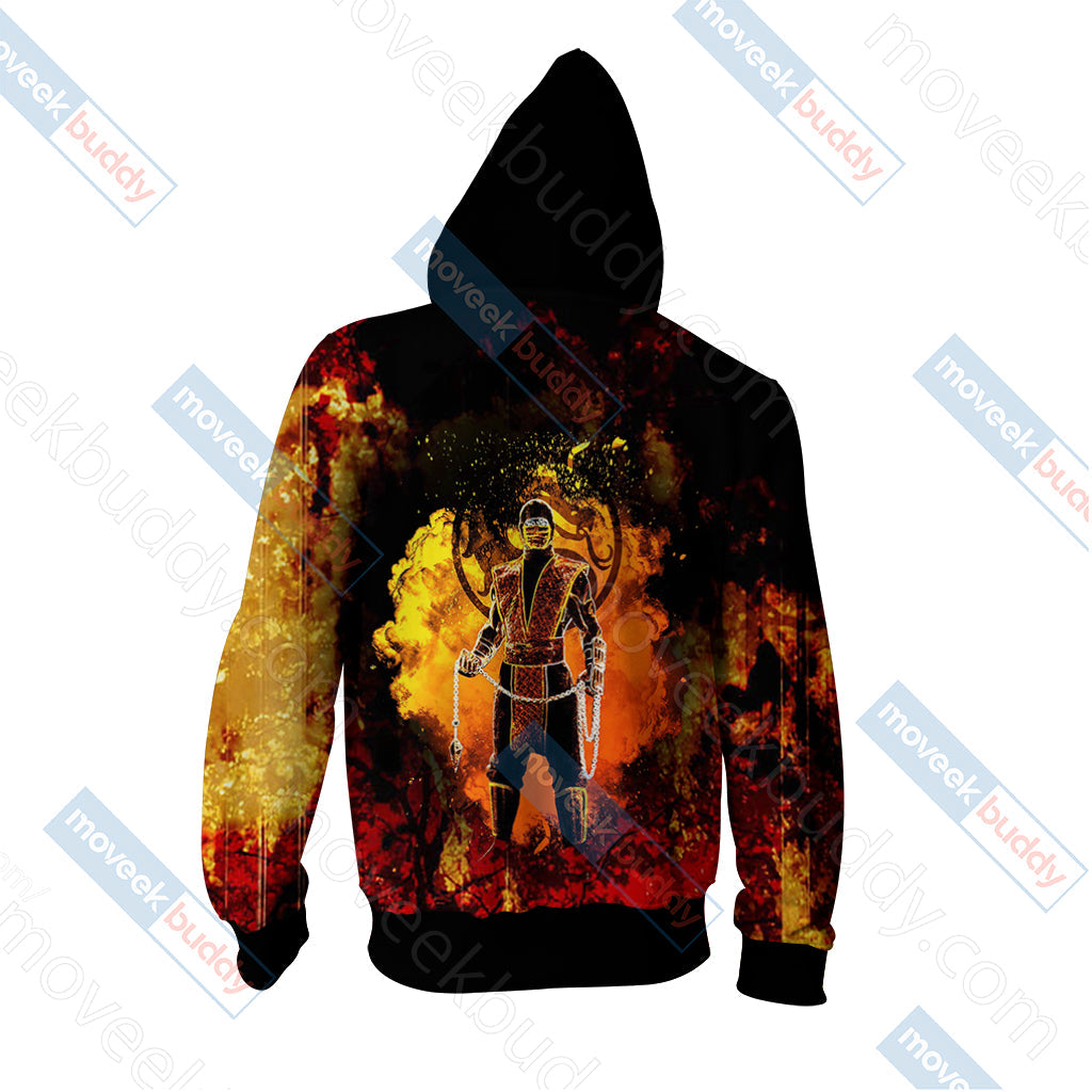 Mortal Kombat - Scorpion New Version Unisex 3D T-shirt