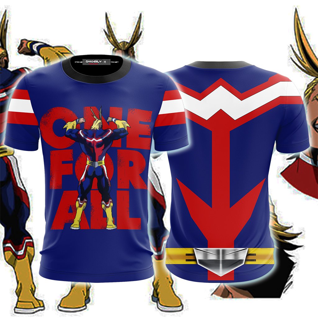 All Might One For All Unisex 3D T-shirt S
