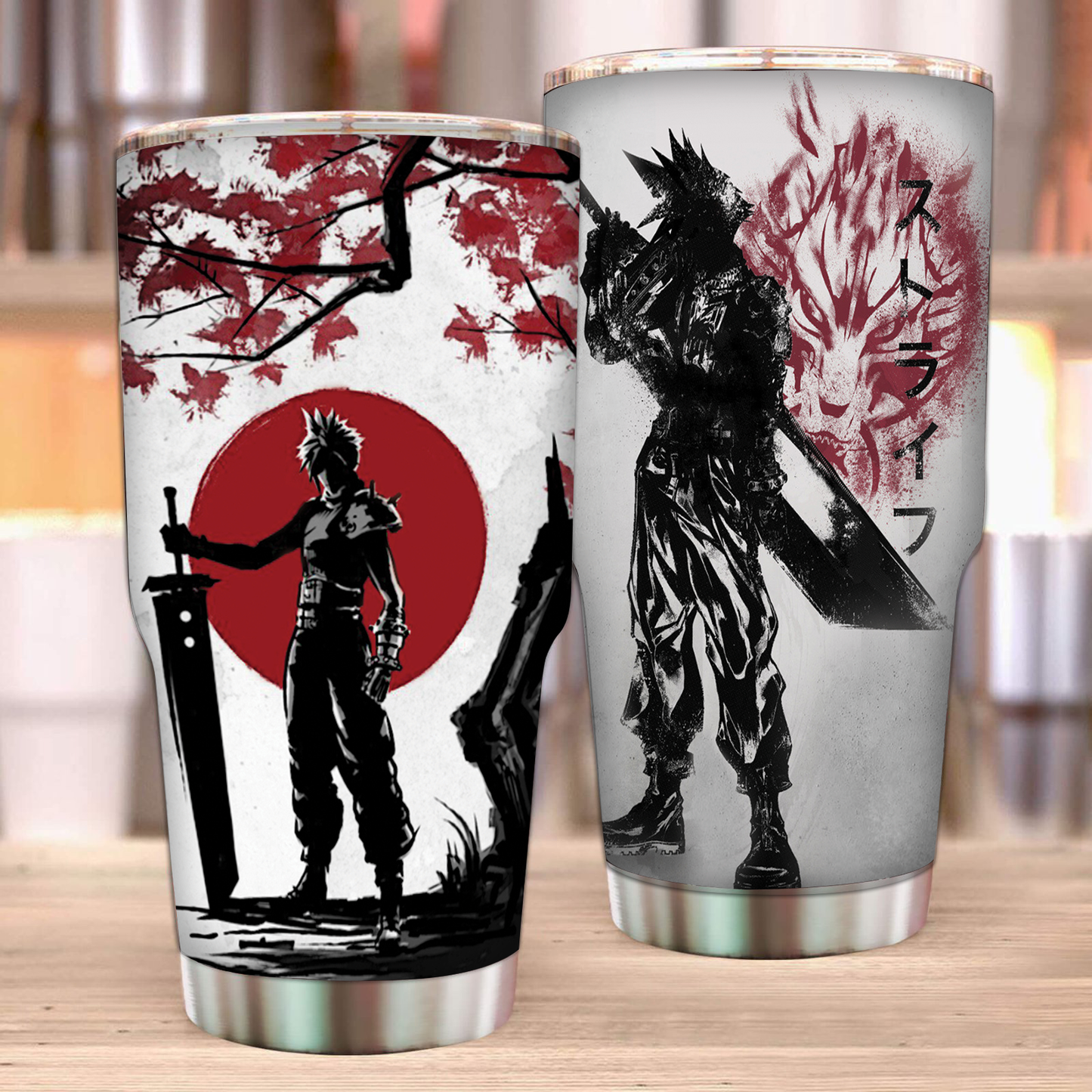 Final Fantasy 7 Cloud Strife Tumbler 30oz
