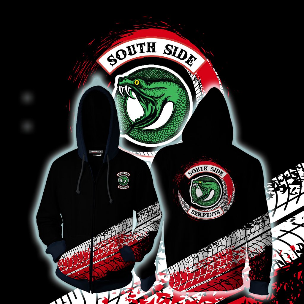 Riverdale Southside Serpents Zip Up Hoodie XS