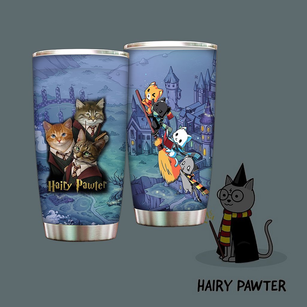 Harry Potter x Cats Tumbler 20 Oz