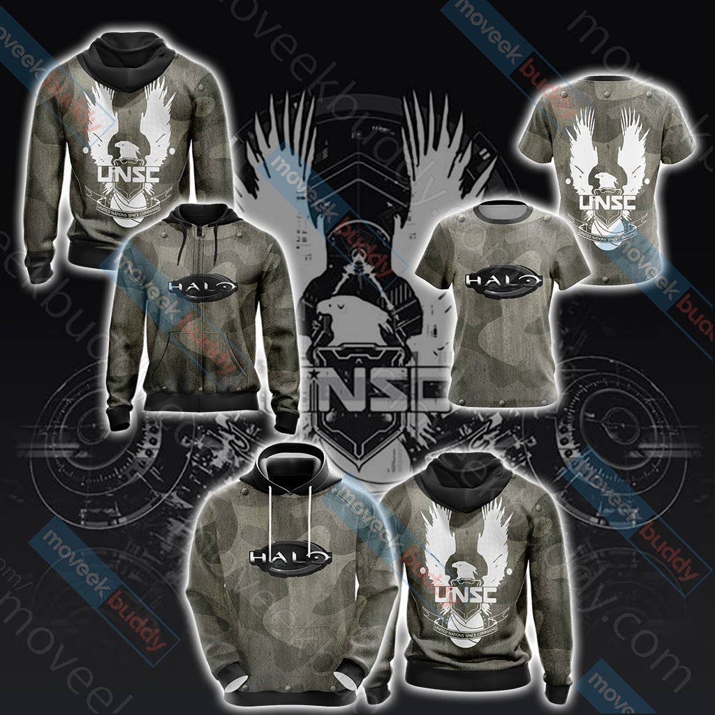 Halo 4 UNSC Unisex 3D T-shirt