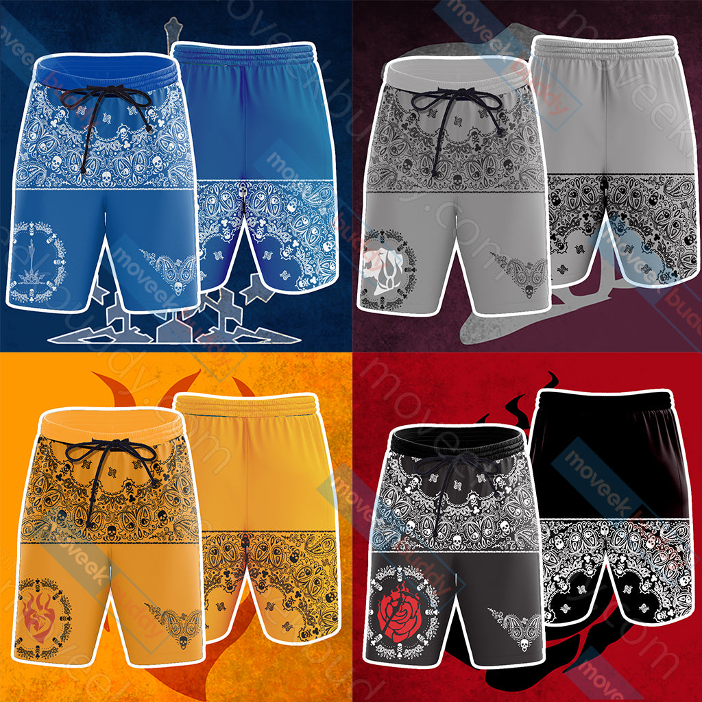 RWBY House Belladonna Live Free Of Die Beach Short