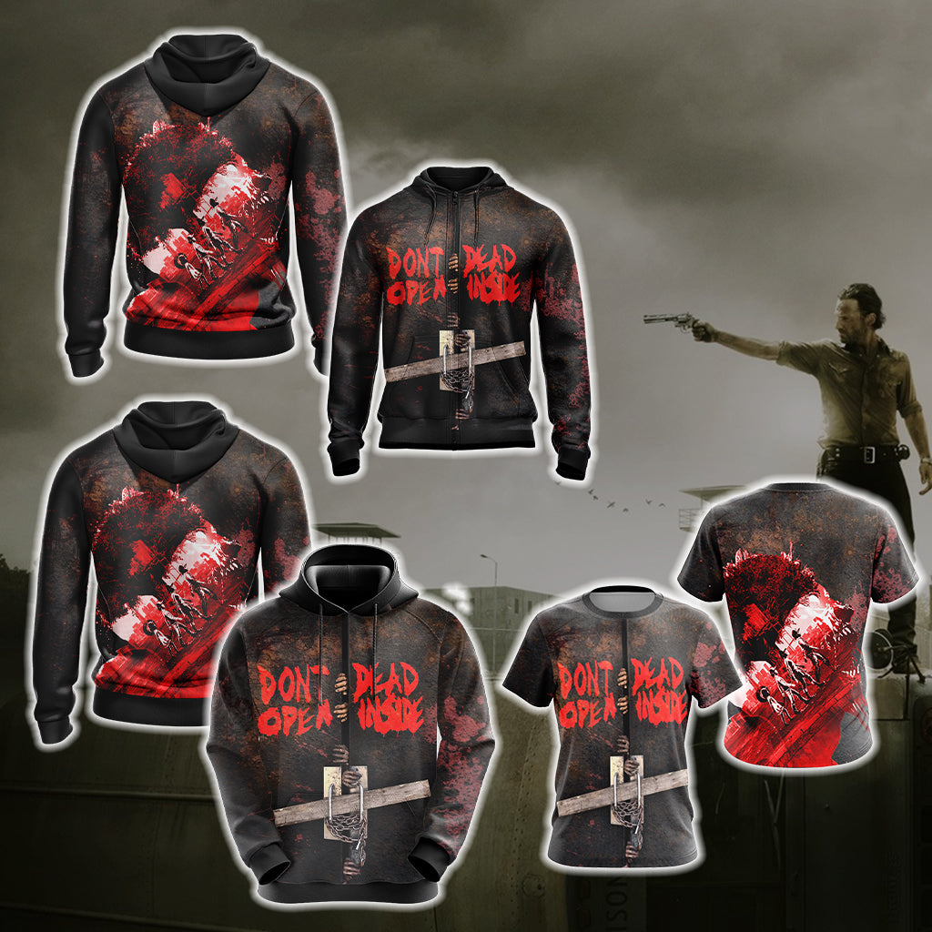 The Walking Dead - Don't Open Dead Inside New Unisex 3D T-shirt