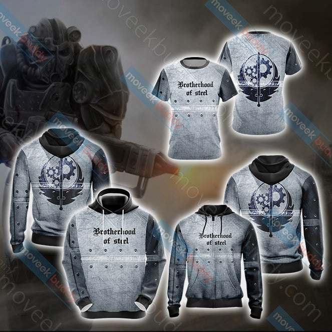 Fallout 4 - Brotherhood of steel Unisex 3D T-shirt