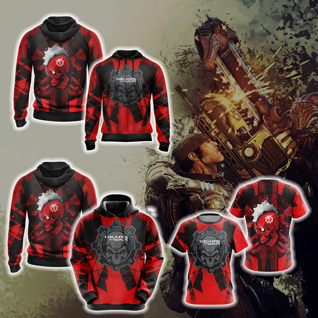 Gears Of War - I Shall Hold My Place In The Machine Unisex 3D T-shirt