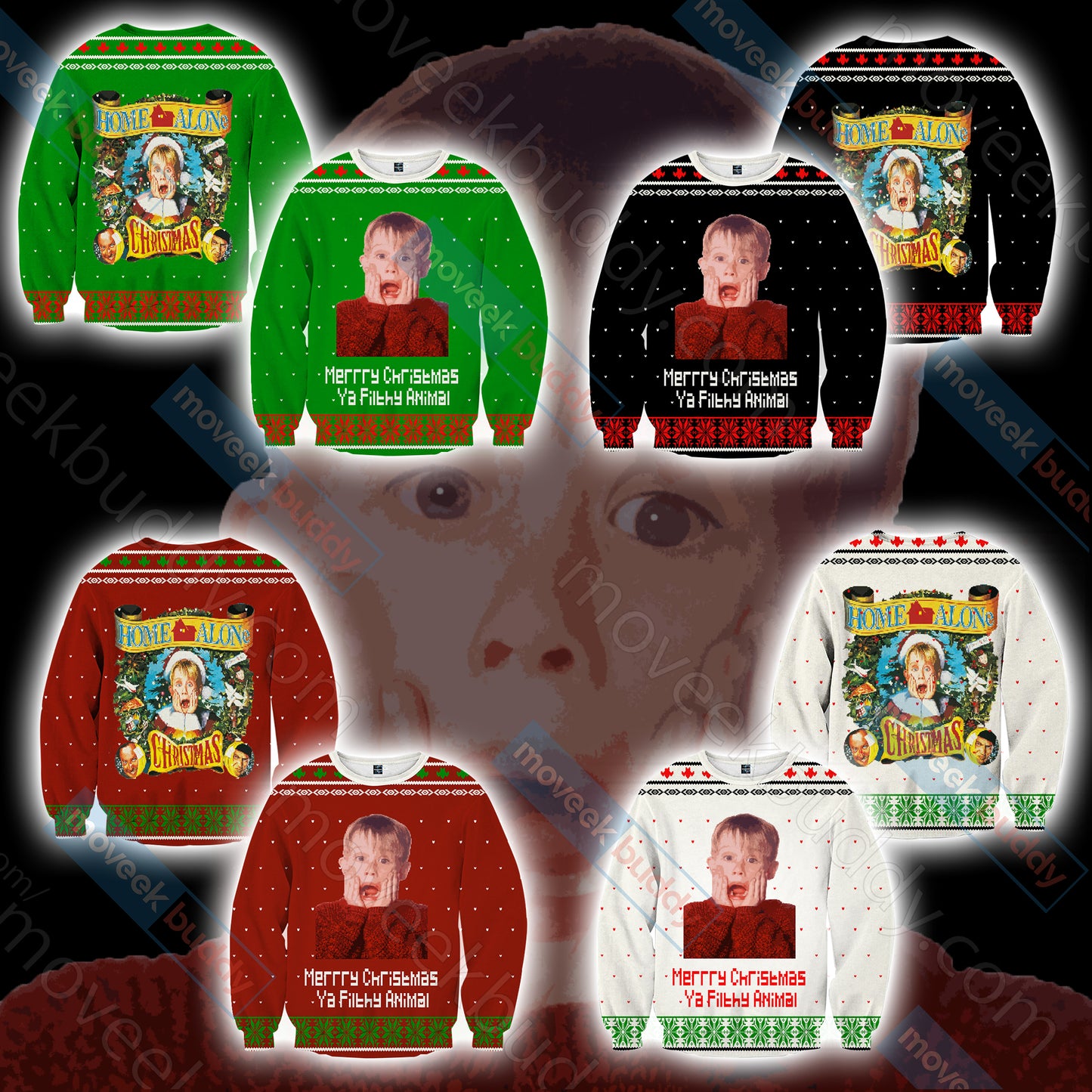 Home Alone - Merrry Christmas Ya Filthy Animal V4 Unisex 3D Sweater