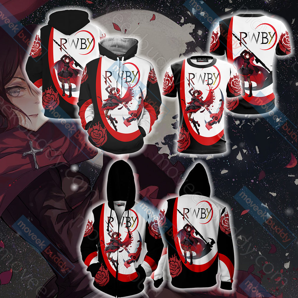 RWBY - Ruby Rose New Unisex 3D T-shirt