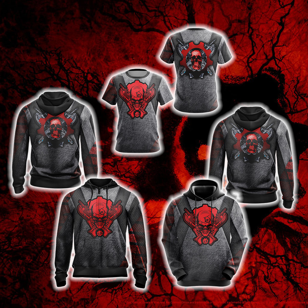 Gears Of War New Version Unisex 3D T-shirt