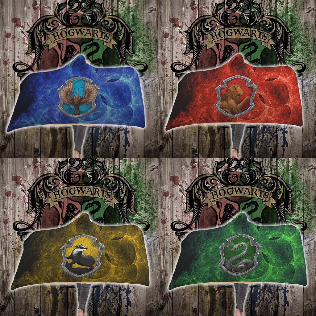 Loyal Like A Hufflepuff Harry Potter 3D Hooded Blanket
