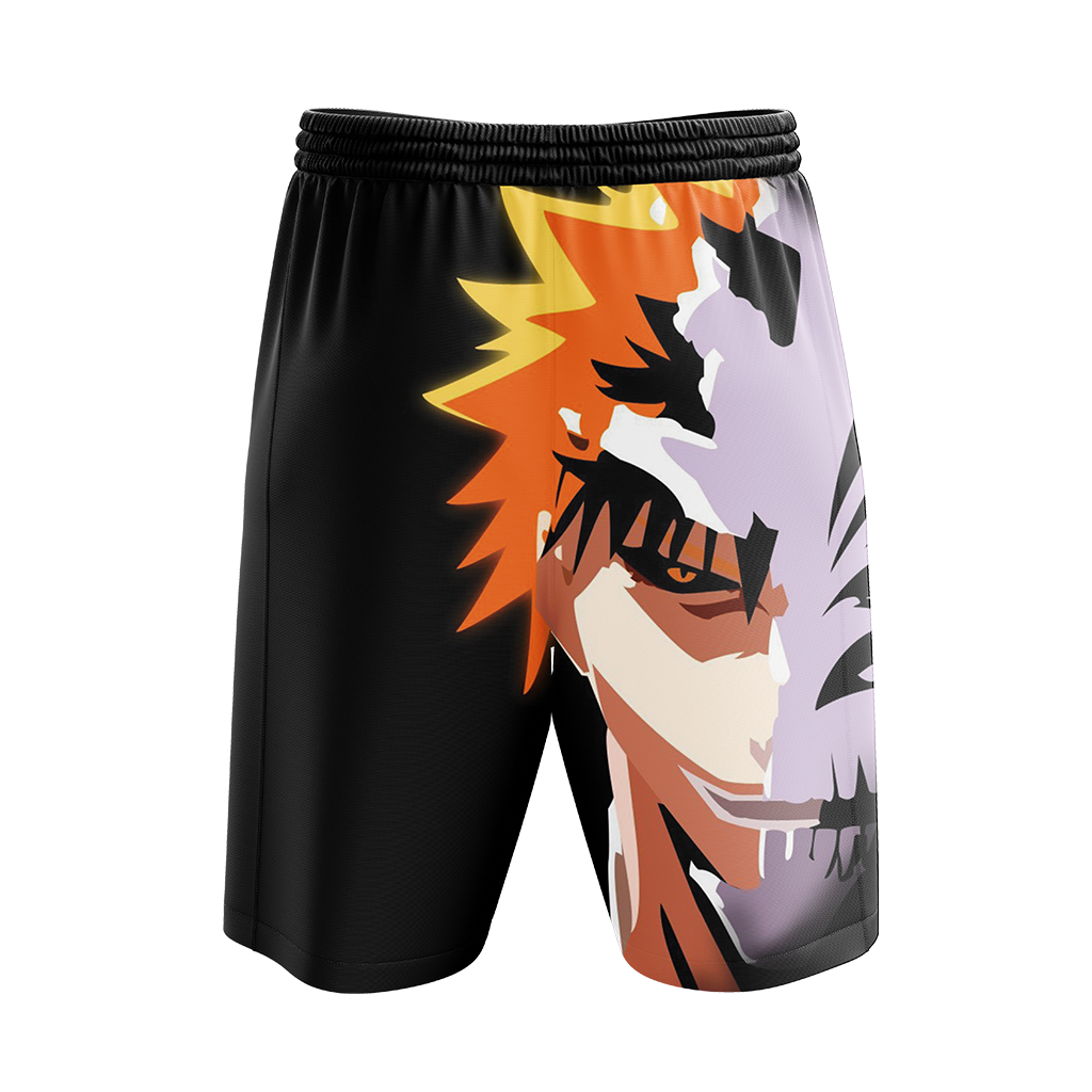 Bleach Ichigo Symbol Unisex 3D Beach Shorts