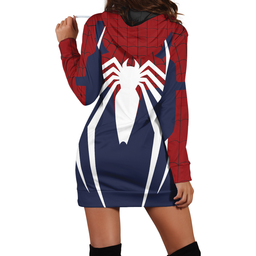 Spider-Man Cosplay PS4 New Look 3D Hoodie Dress