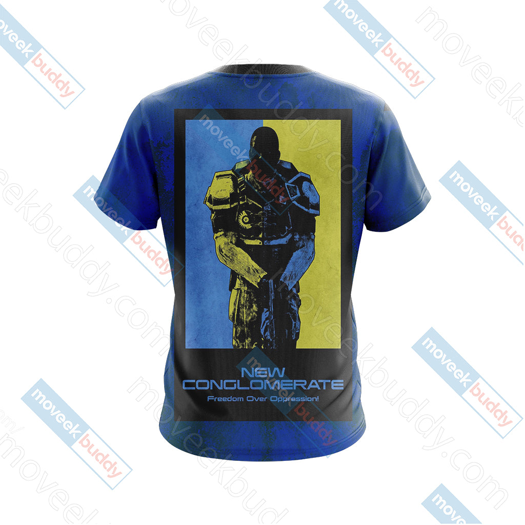 Planetside - New Conglomerate Unisex 3D T-shirt