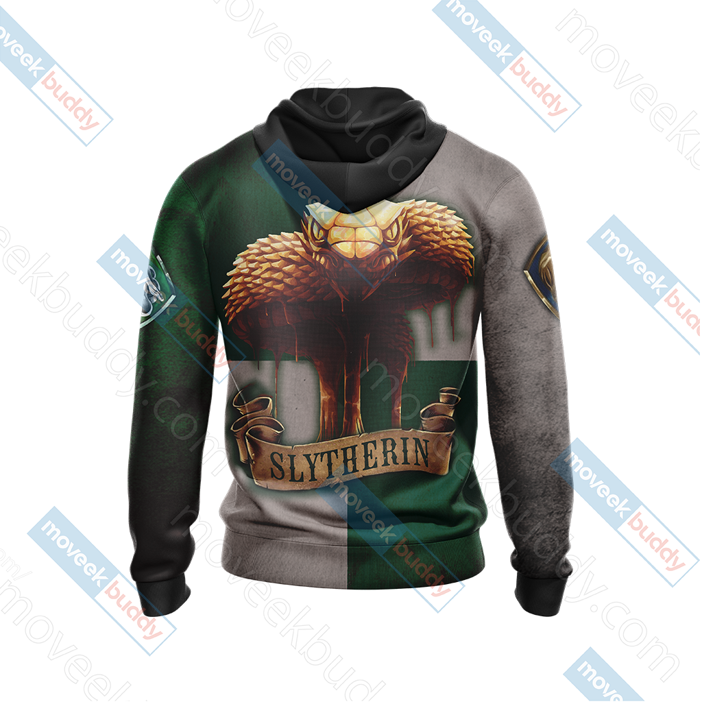 Slytherin Serpent Harry Potter New Look Unisex 3D T-shirt