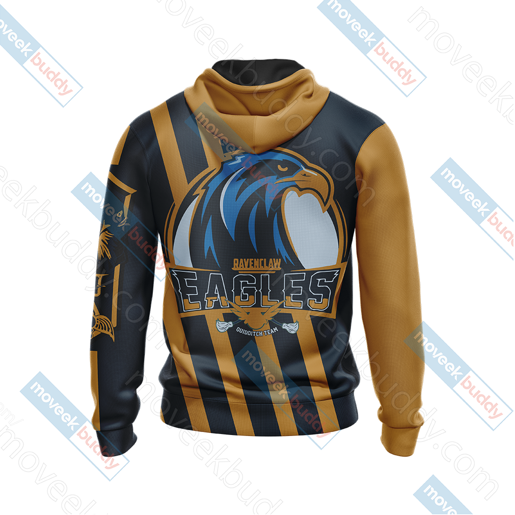 Ravenclaw Eagles Quidditch Team Harry Potter Unisex 3D T-shirt