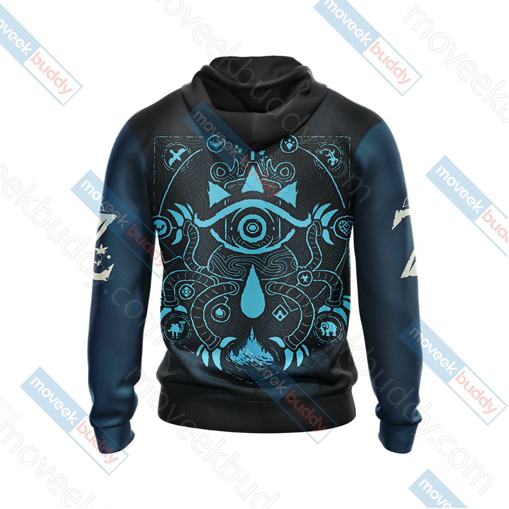 The Legend of Zelda - Sheikah Eye New Unisex Zip Up Hoodie