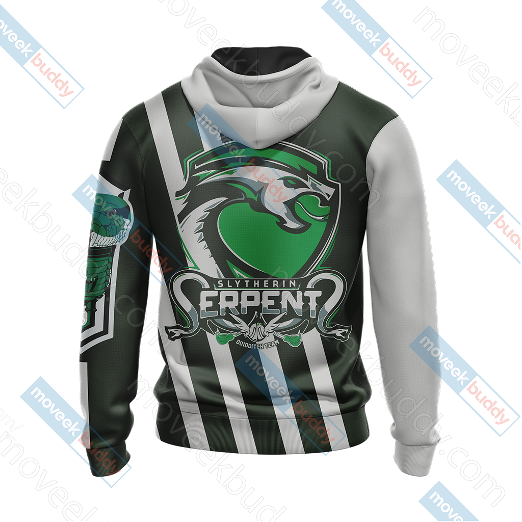 Slytherin Serpent Quiddicth Team Harry Potter New Style Unisex 3D T-shirt