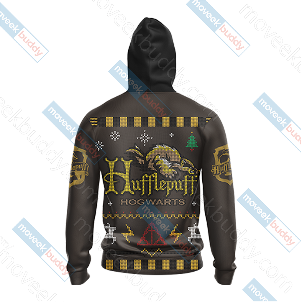 Harry Potter Loyal Like A Hufflepuff Winter Style Unisex 3D T-shirt