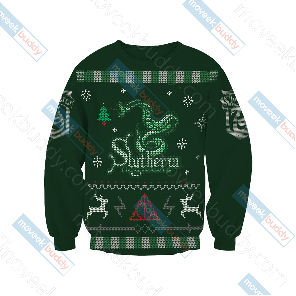 Harry Potter - Cunning Like A Slytherin Winter Style Unisex 3D T-shirt