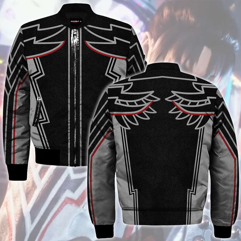 Tekken 8 Jin Kazama Cosplay Video Game All Over Printed T-shirt Tank Top Zip Hoodie Pullover Hoodie Bomber Jacket Hawaiian Shirt Beach Shorts Joggers Bomber Jacket S