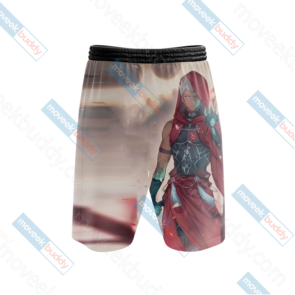 Fate/Stay Night Archer 3D Beach Shorts