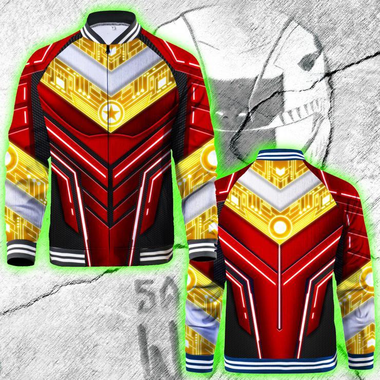Power Ranger ZEO Cosplay Baseball Jacket S Red Ranger