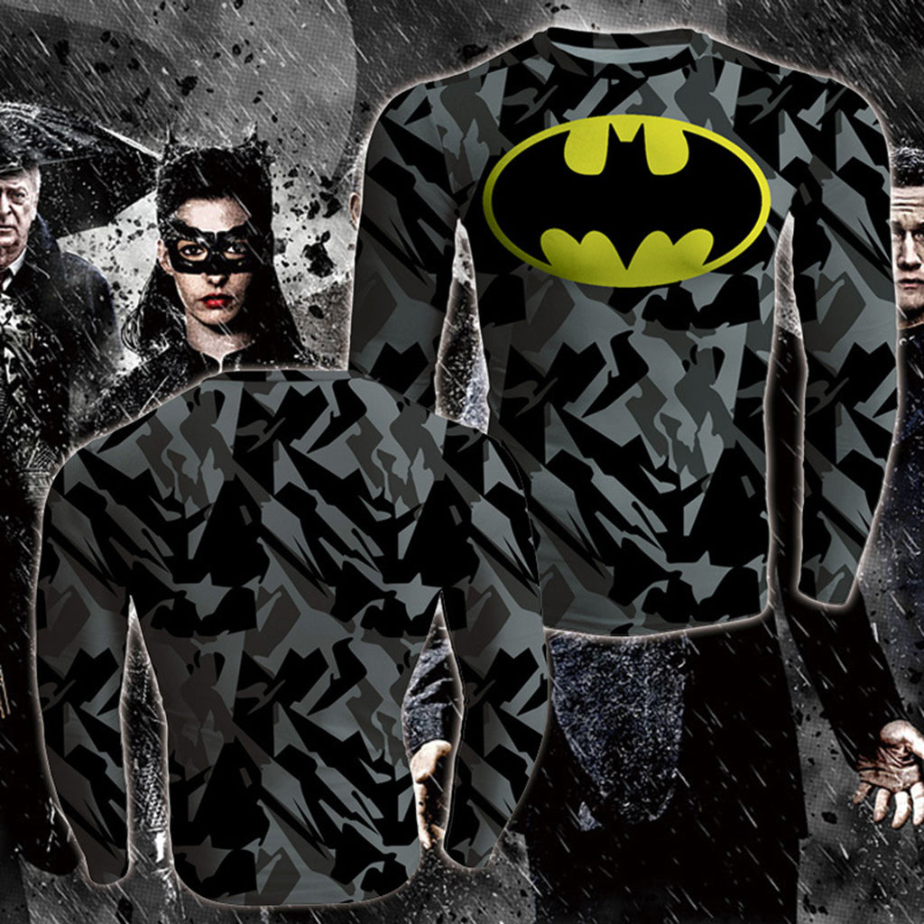Batman Emblem Long Sleeve Compression T-shirt US/EU XXS B