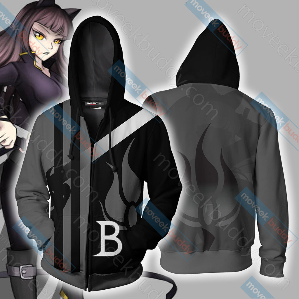 RWBY Blake Belladonna Zip Up Hoodie XS