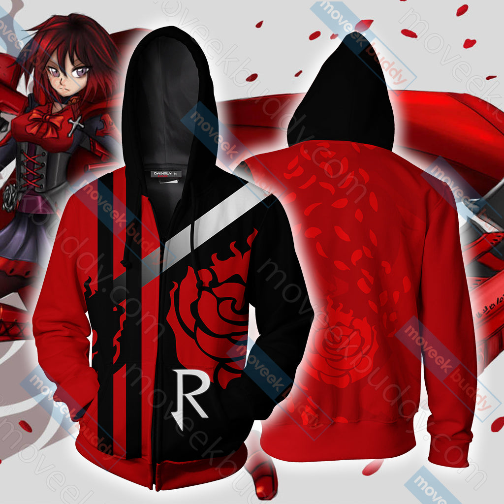 RWBY Ruby Rose Zip Up Hoodie XS