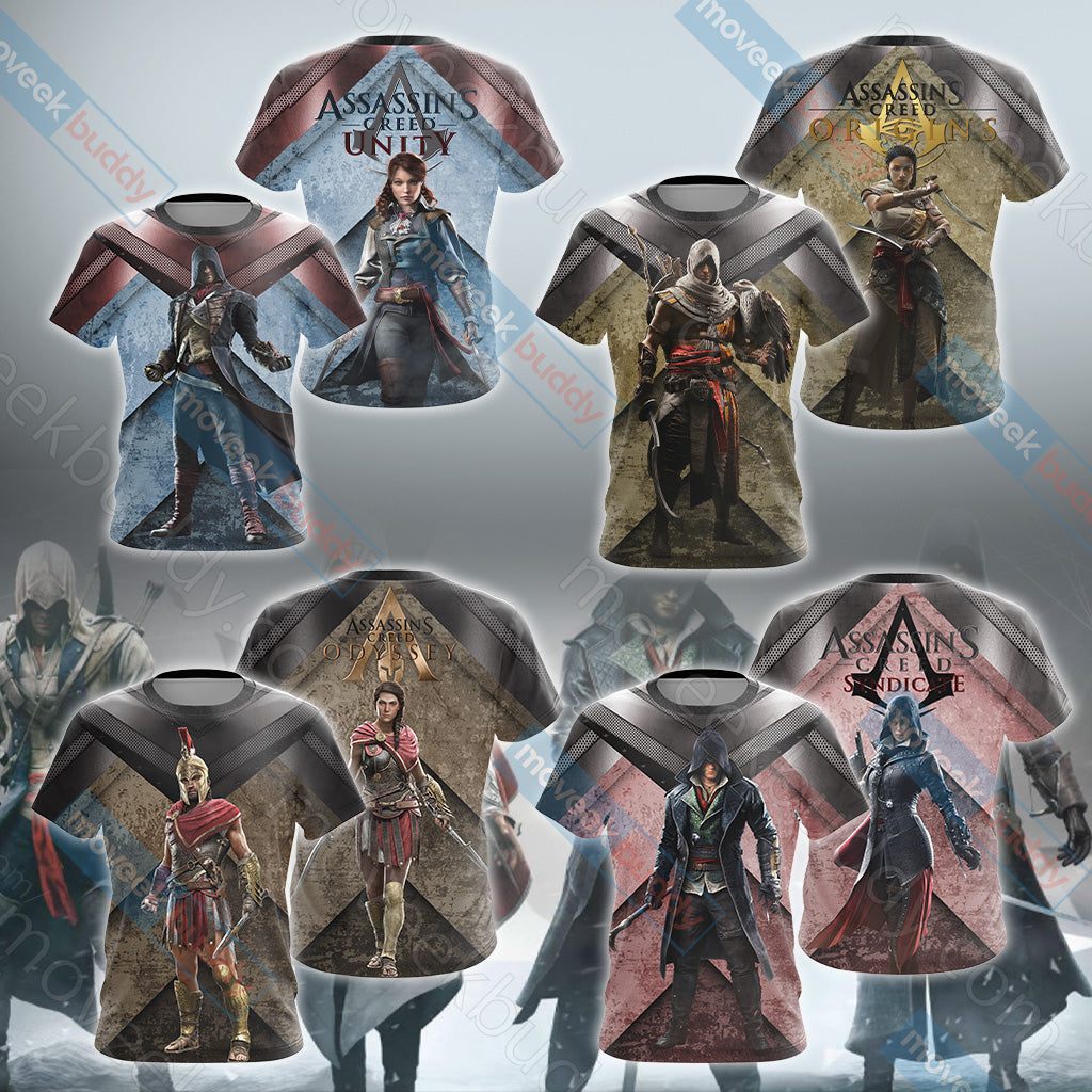 Assassin's Creed Syndicate New Collection Unisex 3D T-shirt