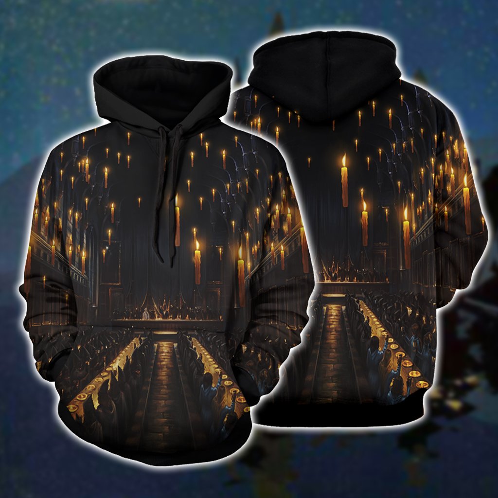 The Great Hall Harry Potter 3D Hoodie S