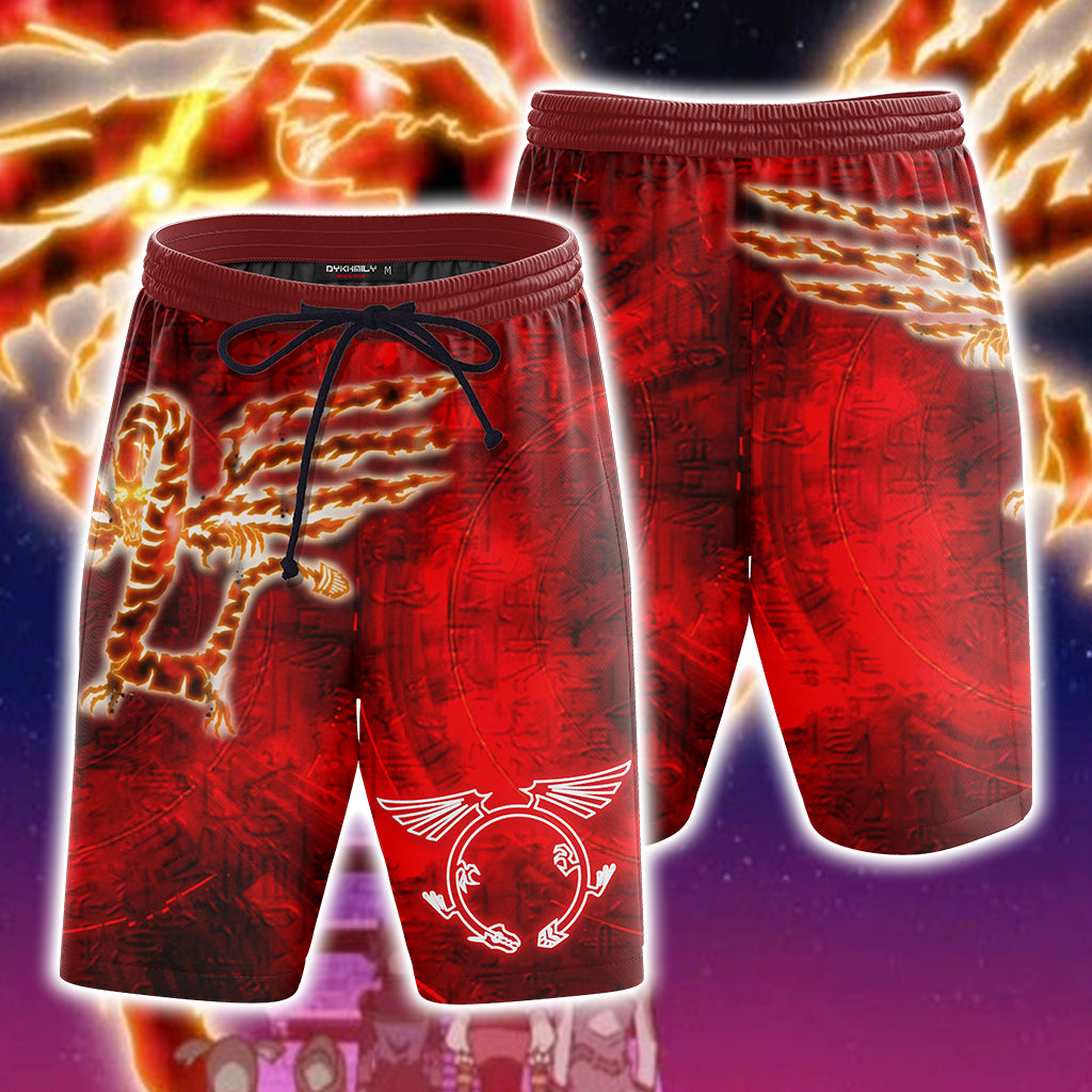 Yu-Gi-Oh! Crimson Dragon Beach Shorts S