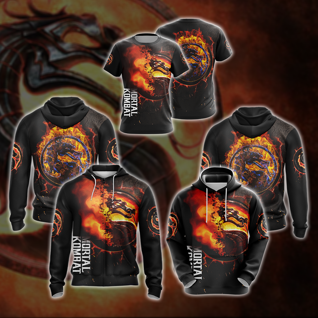 Mortal Kombat symbol Unisex 3D T-shirt