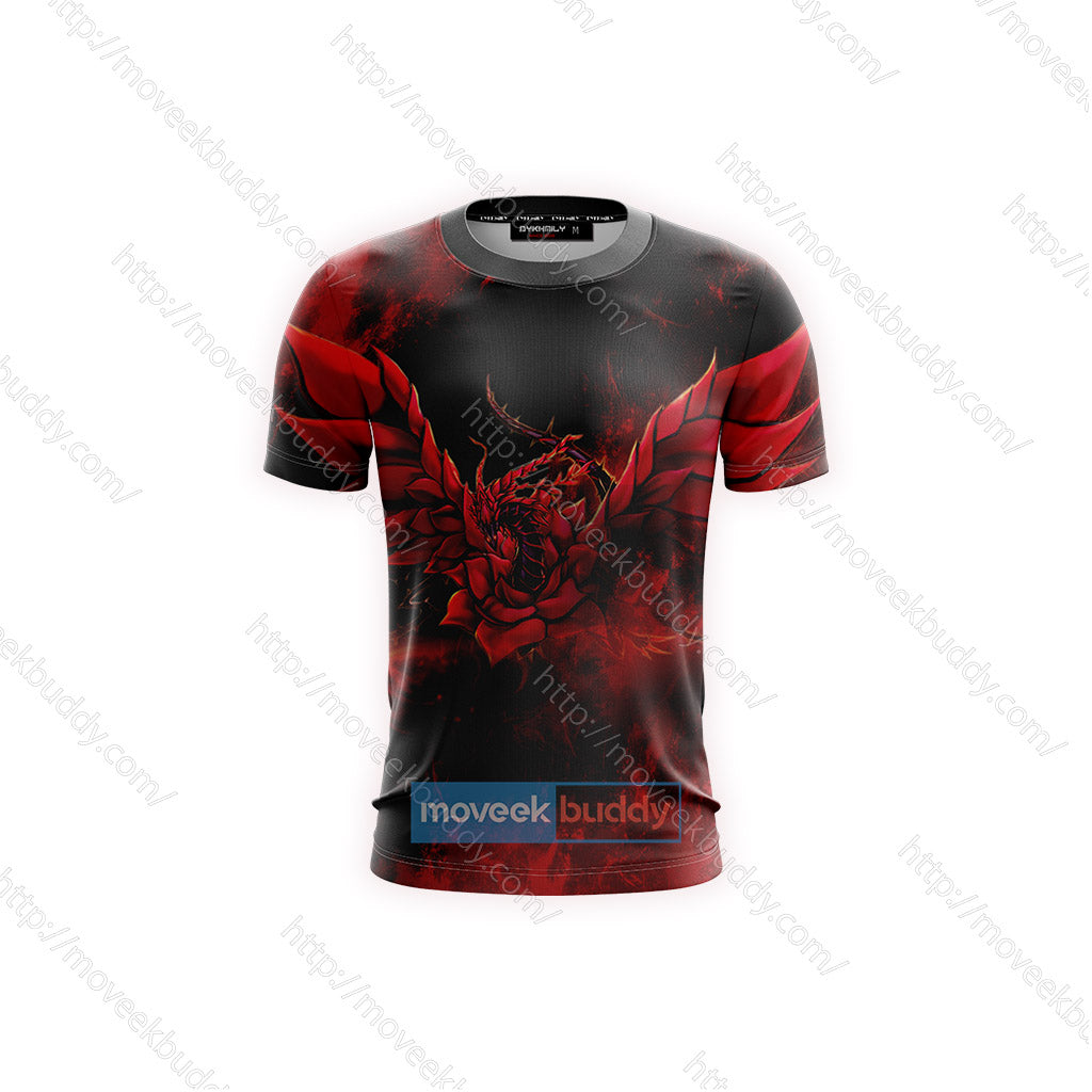 Yu-Gi-Oh! Black Rose Dragon Cosplay Unisex 3D T-shirt