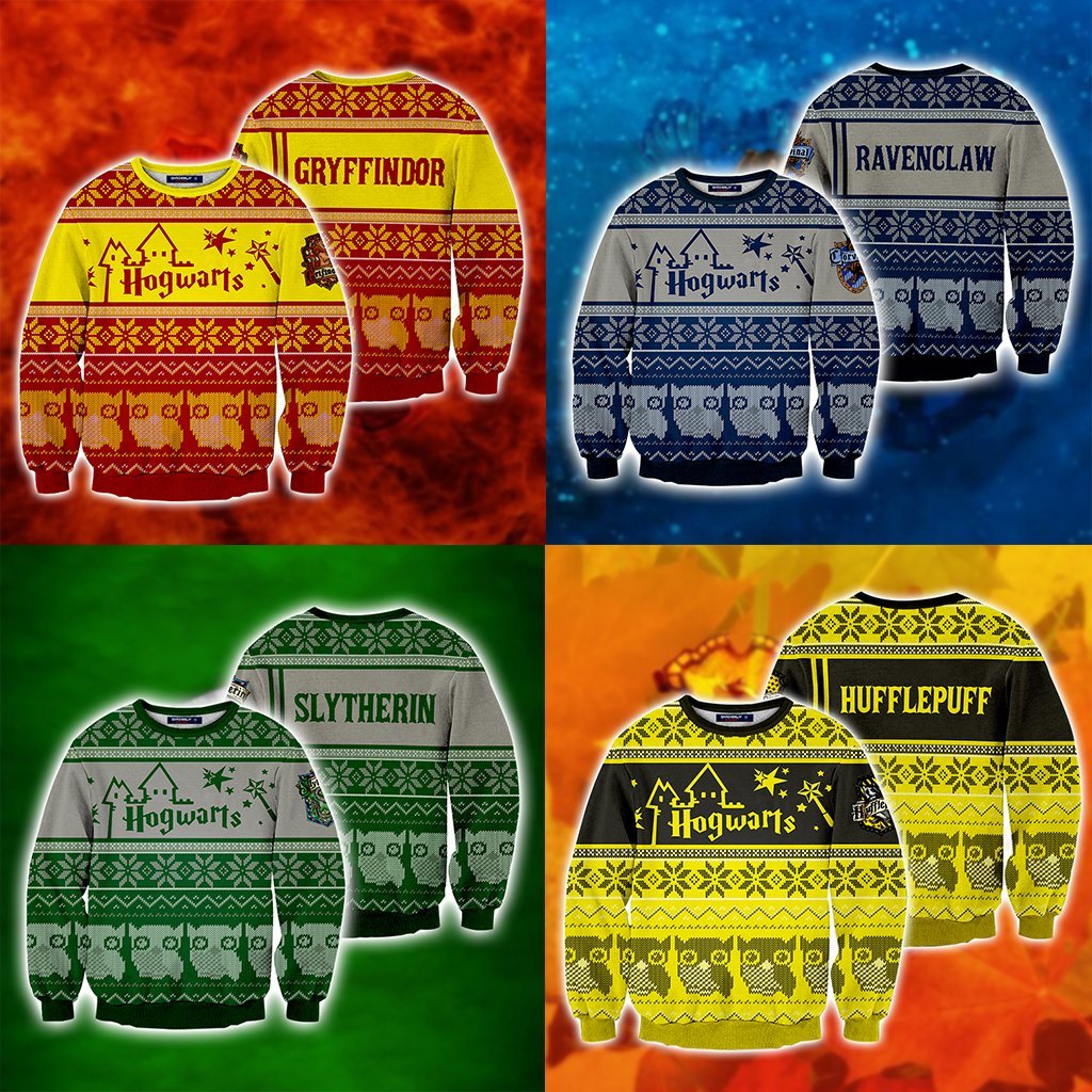 Slytherin Harry Potter Ugly Christmas 3D Sweater