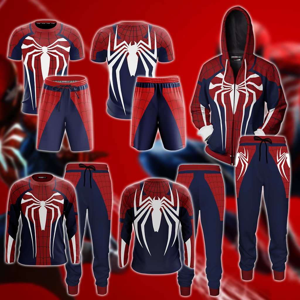 Spider-Man Cosplay PS4 Advanced Suit New Look 3D Hoodie