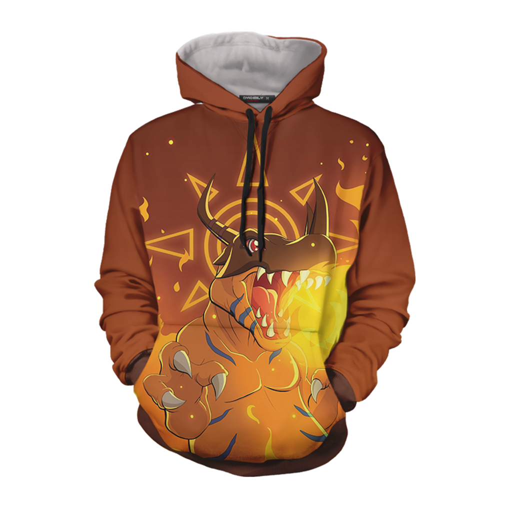 Digimon Greymon Unisex 3D T-shirt Tank Top Hoodie Beach Shorts Joggers